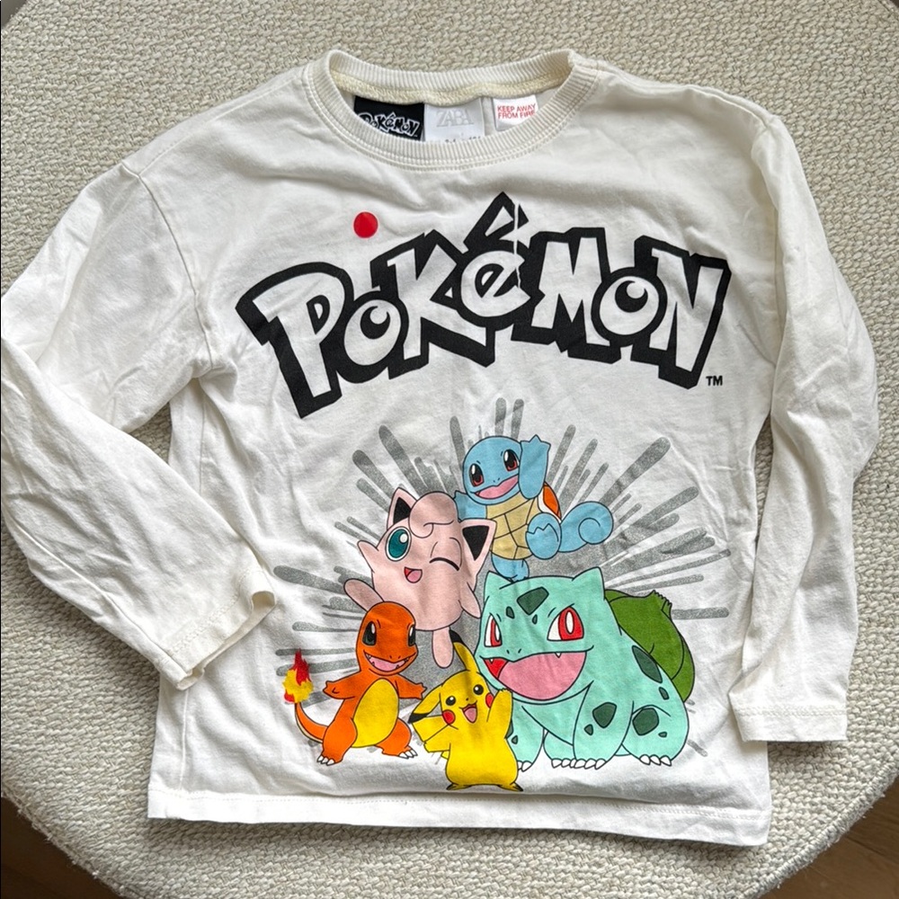 Pokémon Zara collab shirt